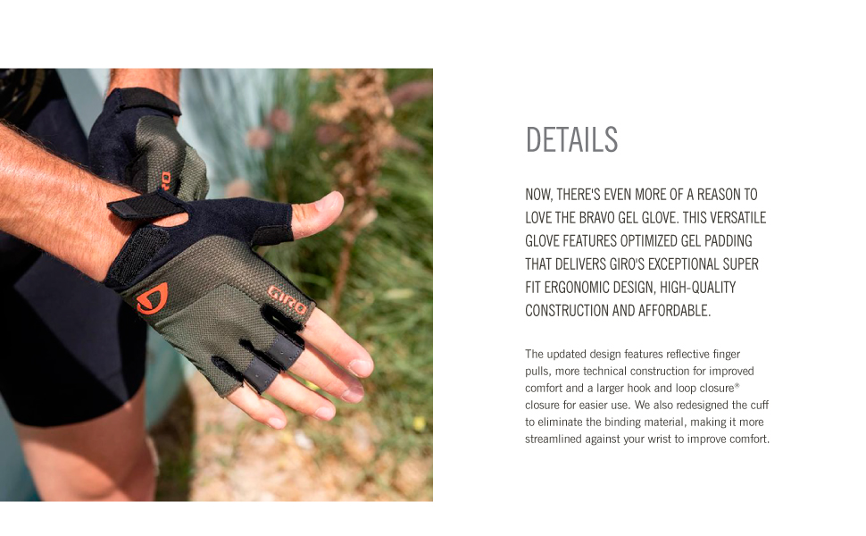 bravo gel bike gloves