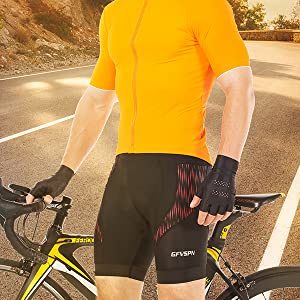Mens Padded Cycling Shorts Model Show