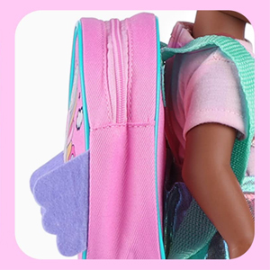 UNICORN BACKPACK DOLL ACCESSORIES SIDE VIEW