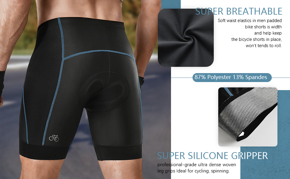 mens biking shorts with padding