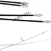 BMX Bike Gyro Brake Cables Entrance + Rear (Upper + Lessen) Spinner Rotor Established Kit
