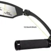 Arkham Handlebar Bike Mirror, 360°HD Large Angle Blast-Resistant, Adjustable .83-1.02 inch Bicycle Handlebar Mirror, For Bicycles, Bikes, Mountain Bikes, Electric Bicycles ( Still left, Shorter Manage )