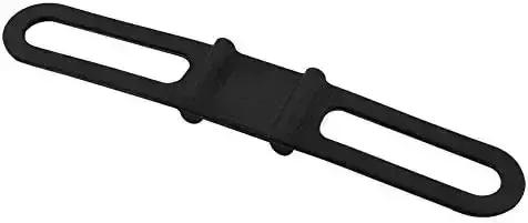 Alomejor 5pcs Bicycle Silicone Strap Common Bicycle Silicone Holding Strap for Bike Light Flashlight Cellphone and A lot more