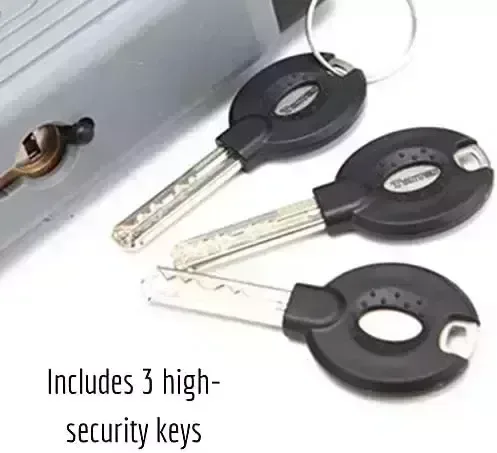 SIGTUNA Bike Locks – 16mm Heavy Duty U Lock with U-Lock Shackle and Bicycle Lock Mount Holder + 1200mm Steel Chain Cable Bike Lock