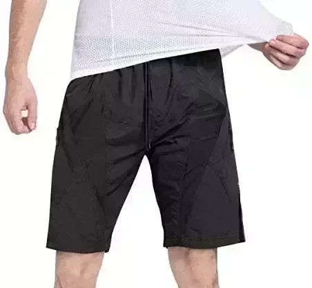 Santic Men’s Mountain Bicycle Shorts Bicycle Biking MTB Shorts Free-In shape Padded