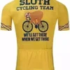 41813vaNaS._AC_.jpg Sloth Yellow Funny Workforce Bicycle Shirt Adult men 2020 Summer months Biking Jersey Cycling Garments MTB Jersey Bicycle Tops