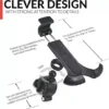 419fhYTQxLS._AC_.jpg New 2022 Bicycle & Motorbike Cellphone Mount – The Most Secure One particular-Handed Bike Mobile phone Holder for Apple iphone, Samsung or Any Smartphone. Anxiety-Resistant and Extremely Adjustable. +100 to Safeness & Convenience