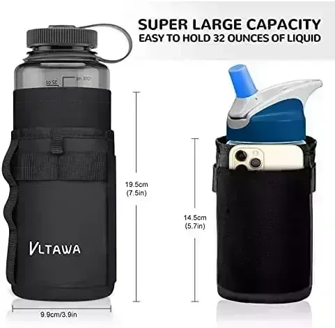 VLTAWA Bike Water Bottle Holder, Bike Cup Holder, Bicycle H2o Bottle Holder, Bicycle Consume Holder, No Screw-Insulated-Durable-Adaptable (Signal Substantial)