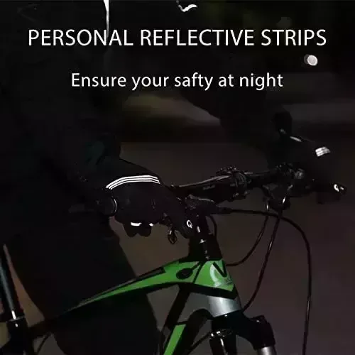 HIKENTURE Winter season Cycling Gloves for Guys and Gals – Thermal Entire Finger Bike Gloves – Touch Screen Windproof Warm Non-Slip Highway Mountain Bicycle Gloves for Running,Driving,Mountaineering,and Snowboarding