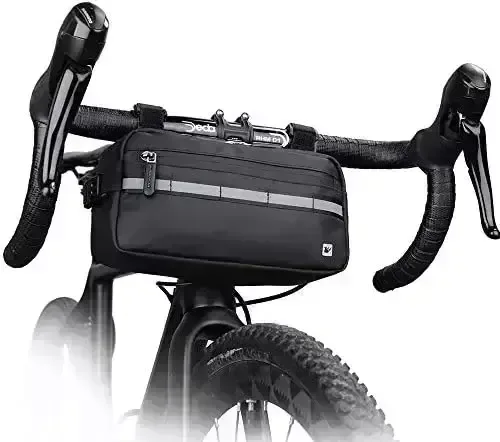 Rhinowalk Bike Bag Water resistant Bicycle Handlebar Bag,Bike Basket Bicycle Front Bag Shoulder Bag Waist Bag for Activity Bicycle Skilled Cycling Extras