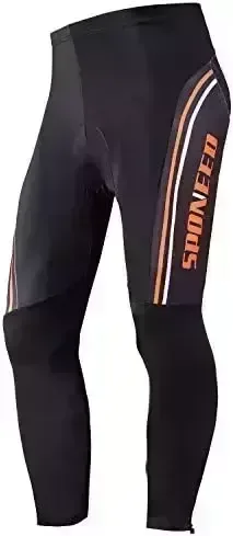 sponeed Men’s Bicycle Jersey Comprehensive Sleeve Padded Bicycle Trousers Compression Cycle Apparel