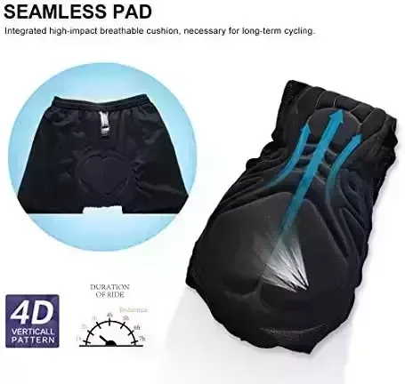 Santic Men’s Mountain Bicycle Shorts Bicycle Biking MTB Shorts Free-In shape Padded