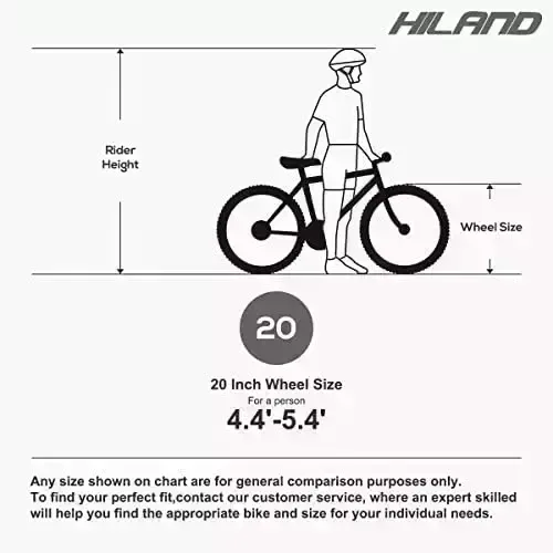 Hiland 20 inch BMX Freestyle Bike for Boys,Women and Beginner-Stage to Highly developed Riders with 360 Degree Gyro & 4 Pegs, A number of Shades