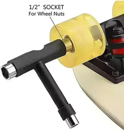 Smdoxi Moveable Accent All-in-A person Skate Multi-Functionality Skateboard Tools T Instrument Bike Extras Electrical Cycles for Grownups