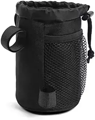 Bicycle Cup Holder No Screws, Bike H2o Bottle Cages for Mountain Bike Road Children Bikes, Adjustable Holder Bike Drinking water Bottle with Mesh Pockets, Handlebar Drink Cup Holder Up to 32oz