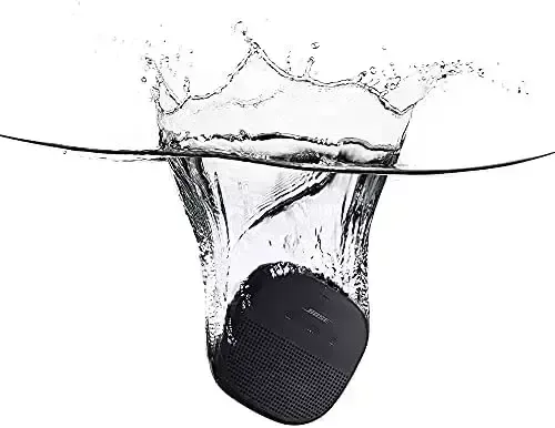 Bose SoundLink Micro Bluetooth Speaker: Compact Moveable Water-proof Speaker with Microphone, Black