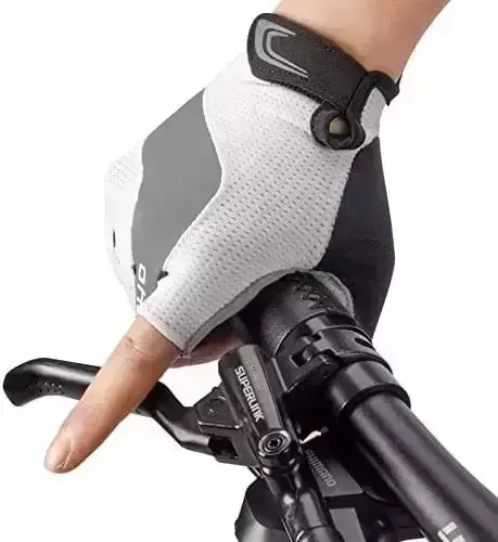 Cycling Gloves for Adult men Women – Street/Mountain Bike Gloves Anti Slip Shock Absorbing Padded -Bicycle Biking Gloves for Health and fitness Biking Teaching Outside Athletics