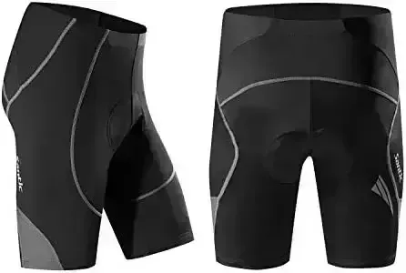Santic Cycling Shorts Padded for Mens Bicycle Using Trousers Bicycle Biking Outfits Cycle Don Tights