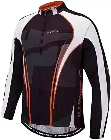 sponeed Men’s Bicycle Jersey Comprehensive Sleeve Padded Bicycle Trousers Compression Cycle Apparel
