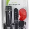 41cu-C48JL._AC_.jpg BV Bicycle Light-weight Set Super Vivid 5 LED Headlight, 3 LED Taillight, Speedy-Release…
