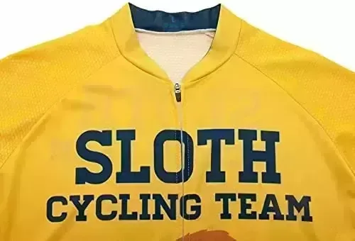 Sloth Yellow Funny Workforce Bicycle Shirt Adult men 2020 Summer months Biking Jersey Cycling Garments MTB Jersey Bicycle Tops
