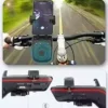 41f8MgQm-mL._AC_.jpg Weduda Bike Telephone Holder, Transportable Bluetooth Speaker with Microphone, LED Gentle and External Bicycle Bell, 5000mAh Electric power Bank, Multifunctional Bicycle Equipment for Grownup Street & Mountain Cycling