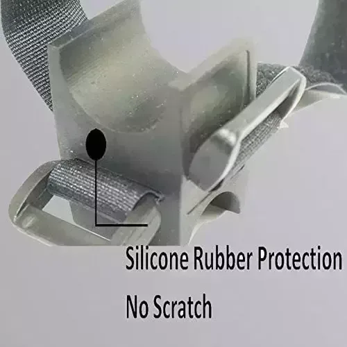 Common Bike Bicycle Front Flashlight Lamp Helmet Bicycle Light Clip Mount Holder，Lockblocks Flashlight Holder，Fishing Rod Pole tube light Mount Storage Clips Clamps Holder-Does not incorporate Rod