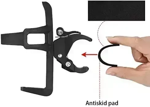 Accmor 2 Pack Bike Water Bottle Holder No Screws, Universal Bike Cup Holder, 360 Degree Rotating Bike Drinking water Bottle Cage, Water Bottle Holder for Bicycle Stroller Walker