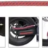 SolUptanisu Scooter Pump,Air Pump Inflator Extension Hose,Common Stability ycle Inflatable Mouth Hose Suitable with X mi Mijia M365 Electric Scooter