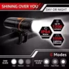 513sLH1eZxL._AC_.jpg 1200 Lumen Bicycle Lights for Evening Riding, USB Rechargeable 6 Modes Bike Headlight Set Bicycle Lights Entrance and Rear IP65 Led Bike Light-weight Waterproof Bicycle Add-ons for Biking Highway Mountain