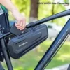5157BP3sVL._AC_.jpg ROCKBROS Bicycle Frame Bag Bicycle Storage Triangle Bag Bicycle Less than Top Tube Saddle Bag H2o-Resistant EVA Cycling Bicycle Extras Pouch for Mountain Road Bike