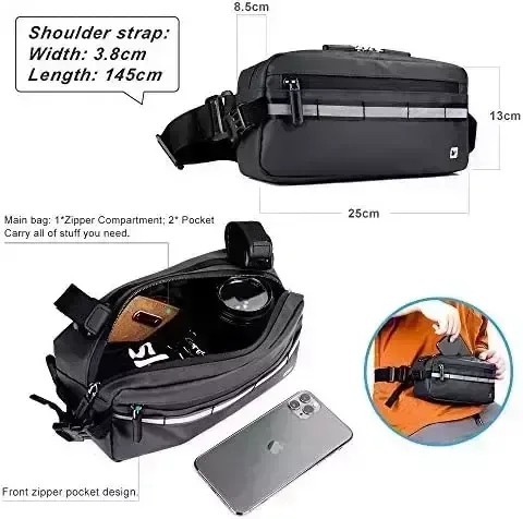 Rhinowalk Bike Bag Water resistant Bicycle Handlebar Bag,Bike Basket Bicycle Front Bag Shoulder Bag Waist Bag for Activity Bicycle Skilled Cycling Extras