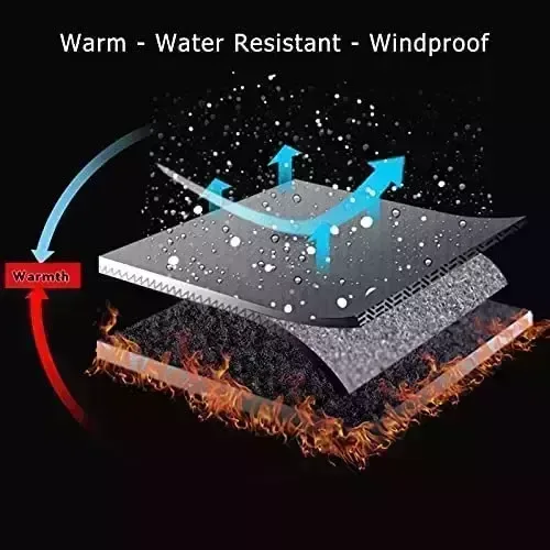 HIKENTURE Winter season Cycling Gloves for Guys and Gals – Thermal Entire Finger Bike Gloves – Touch Screen Windproof Warm Non-Slip Highway Mountain Bicycle Gloves for Running,Driving,Mountaineering,and Snowboarding