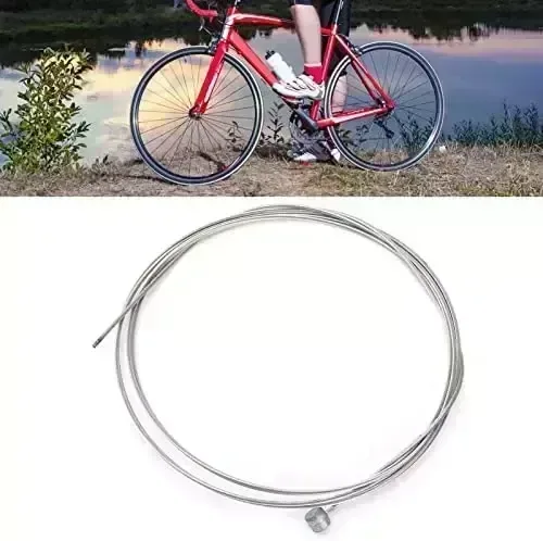 Kadimendium Rear Brake Interior Wire Cable, Wonderful Chopping Electric Welding 1.7m 1.2mm Brake Cable for Cycling Add-ons
