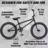 Cubsala 18″ 20″ Little ones BMX Bicycle, Freestyle BMX Bicycle for Novice Riders, Blue/White/Black