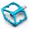 MTB Bicycle Pedals BMX Mountain Bike Metal Pedals Foot System Biking Non-Slip 9/16″ Sealed Bearing Lightweight Ultralight Aluminum Alloy Electroplating Bicycle Add-ons