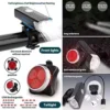 51R-dTpvAlL._AC_.jpg 9 Pack Bike Add-ons, Bicycle Lights Front and Back,Bike Cup Holder,Bicycle Bag Watertight,Bike Mixture Lock,Sweet Duck Handlebar,Bike Bell,Bike Mirror