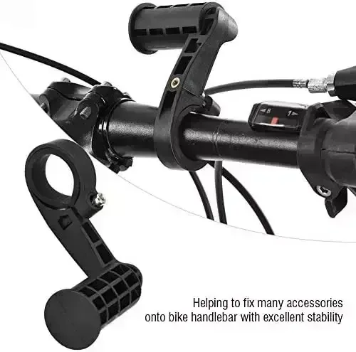 VGEBY1 Bicycle Handlebar Extender, Flashlight Lamp Cellular phone Mount Holder with Wrench Bicycle Accessory