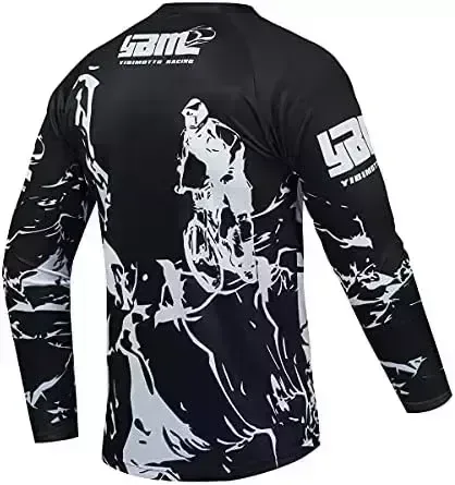 Men’s Mountain Bicycle Jersey Extended Sleeve Cycling Shirt Downhill Racing Jersey Off Street Apparel