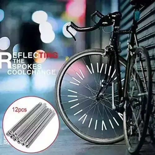 Reflector Wheel Wheel Spoke 12PCS Bicycle Bicycle Spoke Reflector Bike Accessories Electric Strolling Bike