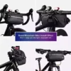51pUToY0oL._AC_.jpg Rhinowalk Bike Bag Water resistant Bicycle Handlebar Bag,Bike Basket Bicycle Front Bag Shoulder Bag Waist Bag for Activity Bicycle Skilled Cycling Extras