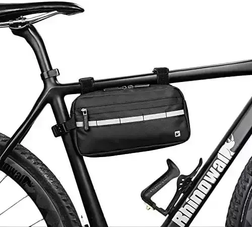 Rhinowalk Bike Bag Water resistant Bicycle Handlebar Bag,Bike Basket Bicycle Front Bag Shoulder Bag Waist Bag for Activity Bicycle Skilled Cycling Extras