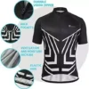 51tm1IJKDPL._AC_.jpg Tiekoun Men’s Cycling Jerseys Tops Biking Shirts Limited Sleeve Bicycle Clothes Entire Zipper Bicycle Jacket