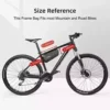 51v9DXnix6L._AC_.jpg ROCKBROS Bicycle Frame Bag Bicycle Storage Triangle Bag Bicycle Less than Top Tube Saddle Bag H2o-Resistant EVA Cycling Bicycle Extras Pouch for Mountain Road Bike
