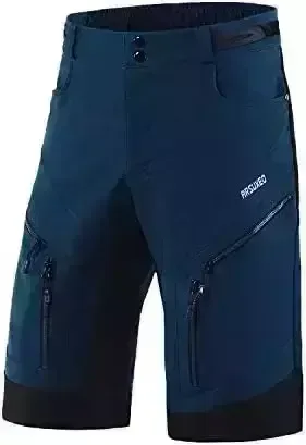 ARSUXEO Men's Loose Fit Cycling Shorts MTB Bike Shorts Water Ressistant 1903