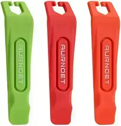Aurnoet Bicycle Tire Levers,Tire Changing Tool,Bike Tire Repair Kits(Black Red Green Orange Purple)