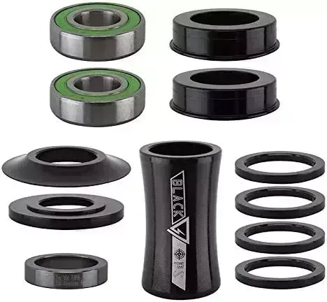 Black Ops Mid/USA Dualie Bottom Bracket, Black