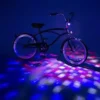 Brightz CruzinBrightz Disco Party LED Bike Light, Tri-Colored - Blinking Swirling Color Patterns - Bicycle Light for Riding at Night - Mounts to Handlebar or Bike Frame - Fun Bike Accessories