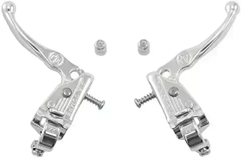 DIA-COMPE MX121 / Tech 3 Brake Lever Set for Old School BMX , Silver , DP2515