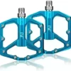 MTB Bicycle Pedals BMX Mountain Bike Metal Pedals Foot Platform Cycling Non-Slip 9/16" Sealed Bearing Lightweight Ultralight Aluminum Alloy Electroplating Bicycle Accessories